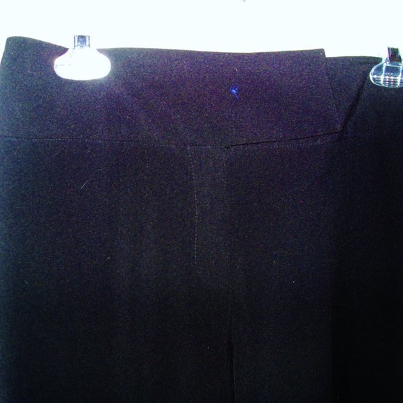 Larry Levine sophisticated overcoat matching pants sz 4 Black - Picture 11 of 12